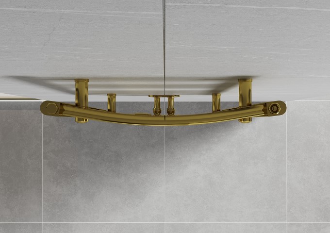 KULTAINEN radiaattori kylpyhuoneeseen