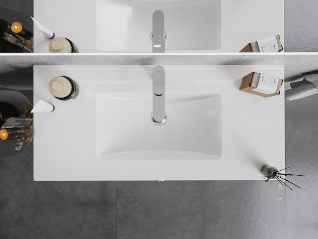 Kaappi kylpyhuoneeseen pesualtaalla 45 cm