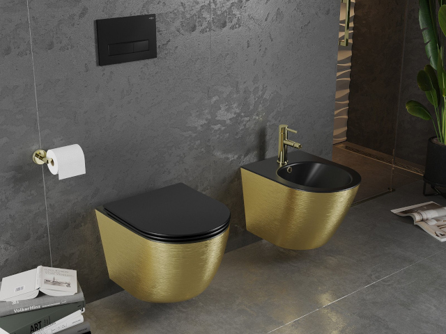 Tummat laatat kylpyhuoneessa