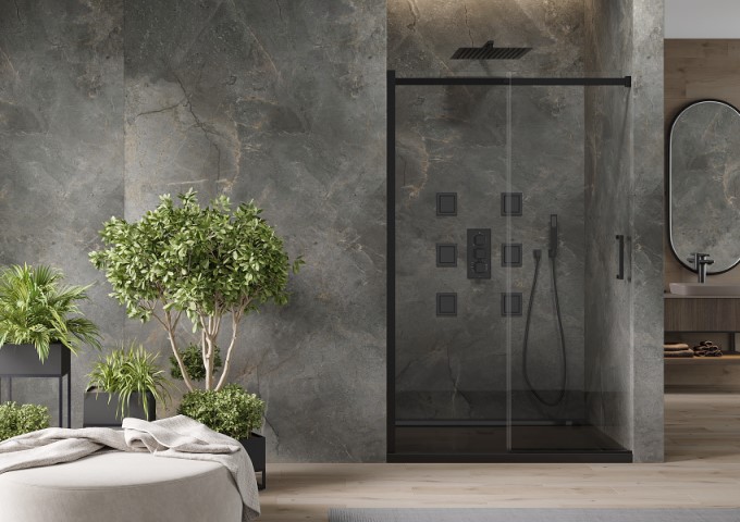 Loftowe drzwi prysznicowe