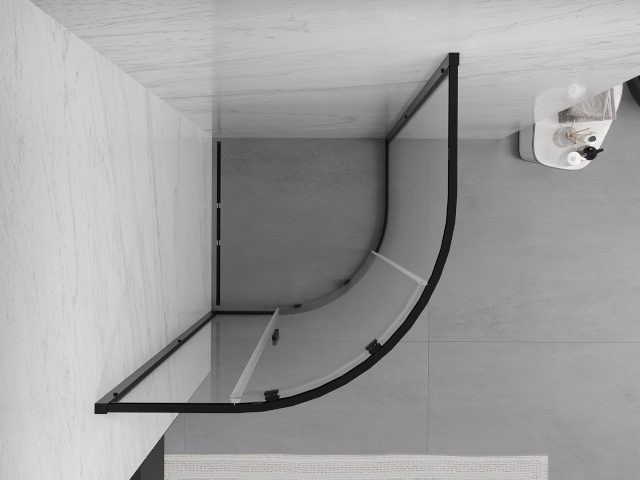 Puolikaarinen suihkun muoto