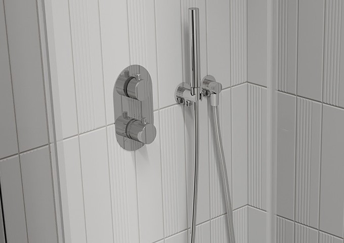 Nowoczese rączki prysznicowe