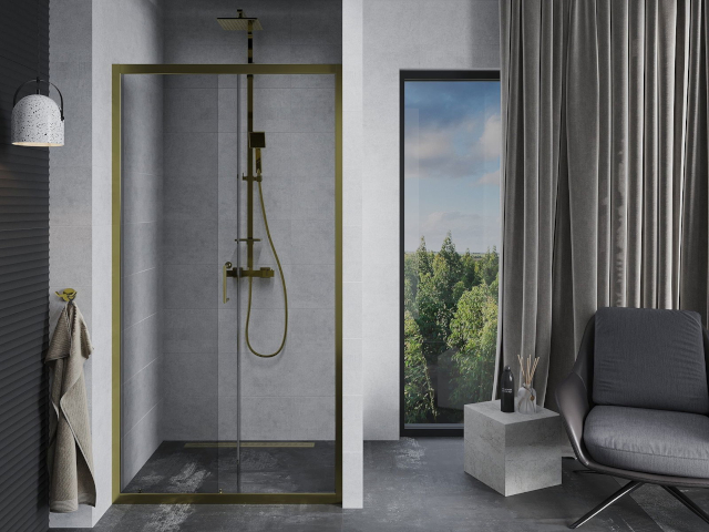 Mexenin kylpyhuoneen pylväskaluste järjestelyssä