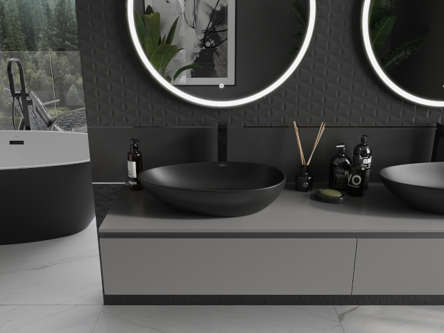 Tasolle asennettava pesuallaskaappi