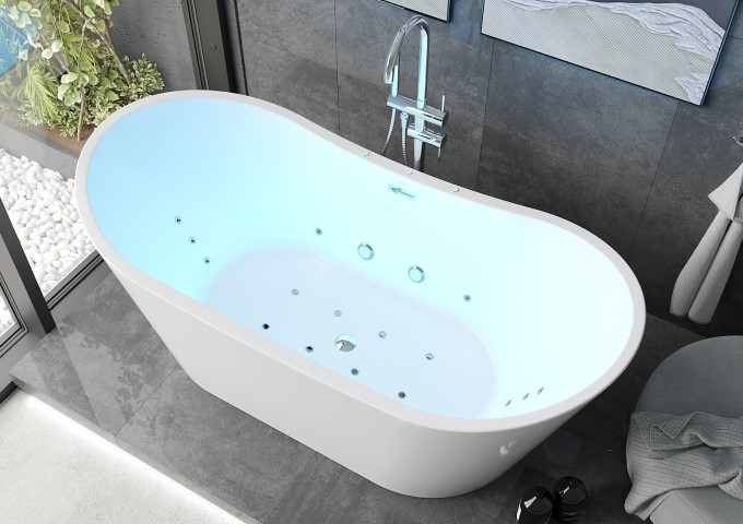 Wanna wolnostojąca z hydromasażem