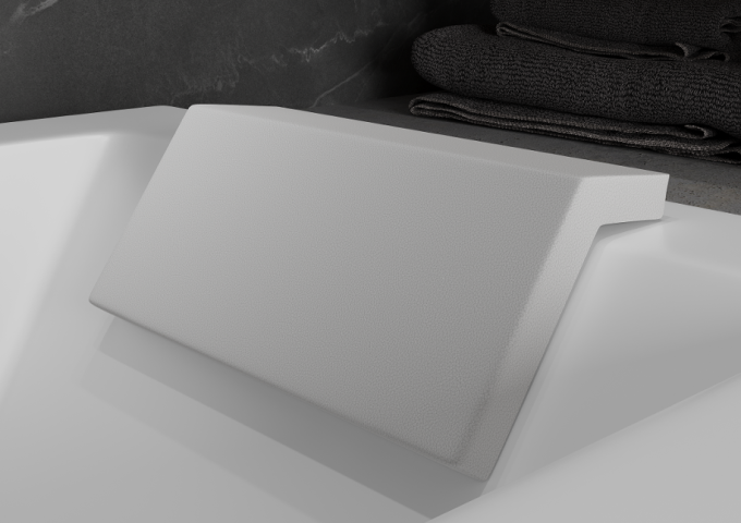 Zagłówek wannowy w łazience