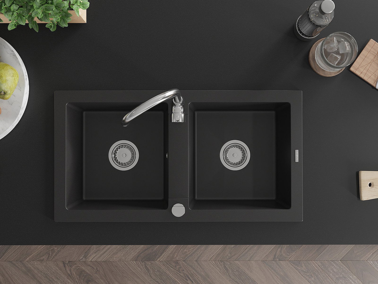 Mexenin kaksialtainen pesuallas