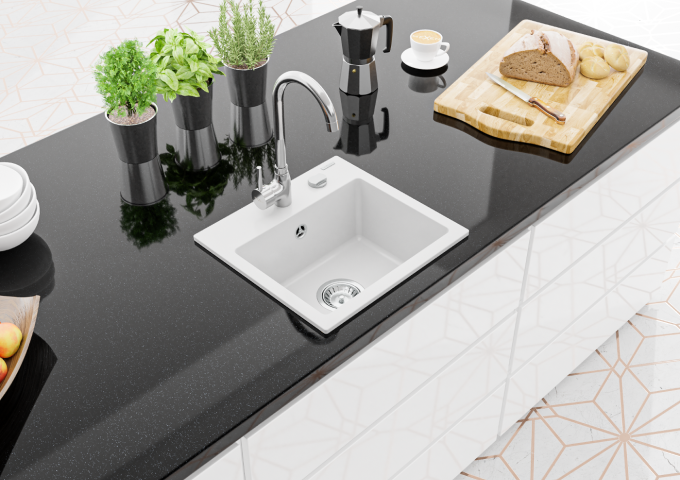 Keittiöhanat seinäkiinnitys pitkällä juoksuputkella