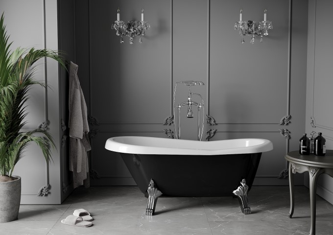 Amme- ja suihkuhanat kromi