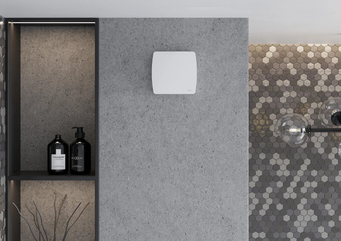 Wentylator łazienkowy biały Mexen