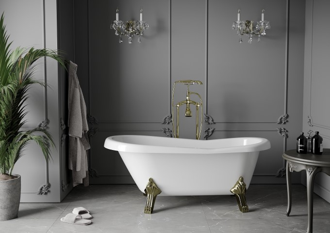 vapaasti seisova amme jaloilla