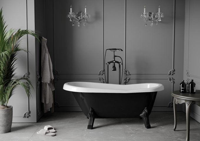 vapaasti seisova amme jaloilla