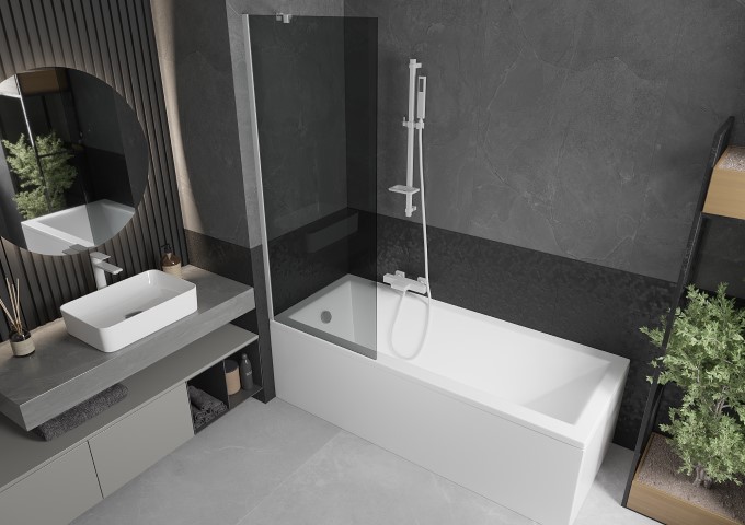 Kylpyammeen suihkuseinä peili