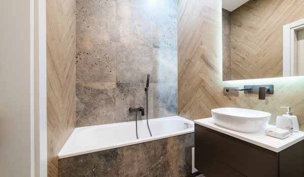 Amme pieni kylpyhuone